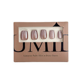 Rose Gold Mirror Cat Eye Press-On Nails