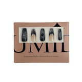 Dark Shades Spider Web Press-On Nails