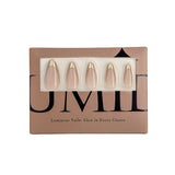 Gold French Tip Press-On Nails