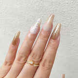 Unique Blush Pink Gradient Press-On Nails