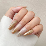 Unique Blush Pink Gradient Press-On Nails