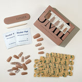 Matte Nude Brown Bohemian Patterns Press-On Nails