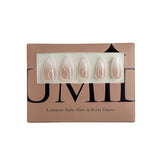 Blush Pink Gradient Modern Style Press-On Nails