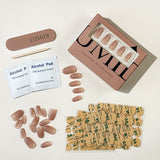 Gradient Translucent Blush Pink Press-On Nails