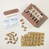 Champagne Gold Cat Eye Press-On Nails