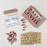 Red French Tip Press-On Nails