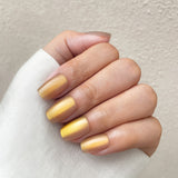 Champagne Gold Cat Eye Press-On Nails