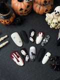 Ghosts and dripping “blood” Press-On Nails
