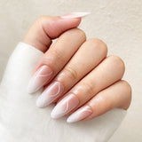 Blush Pink Gradient Modern Style Press-On Nails