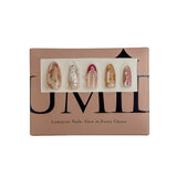 Holly Branches, Gingerbread Men And Candy Canes Press-On Nails