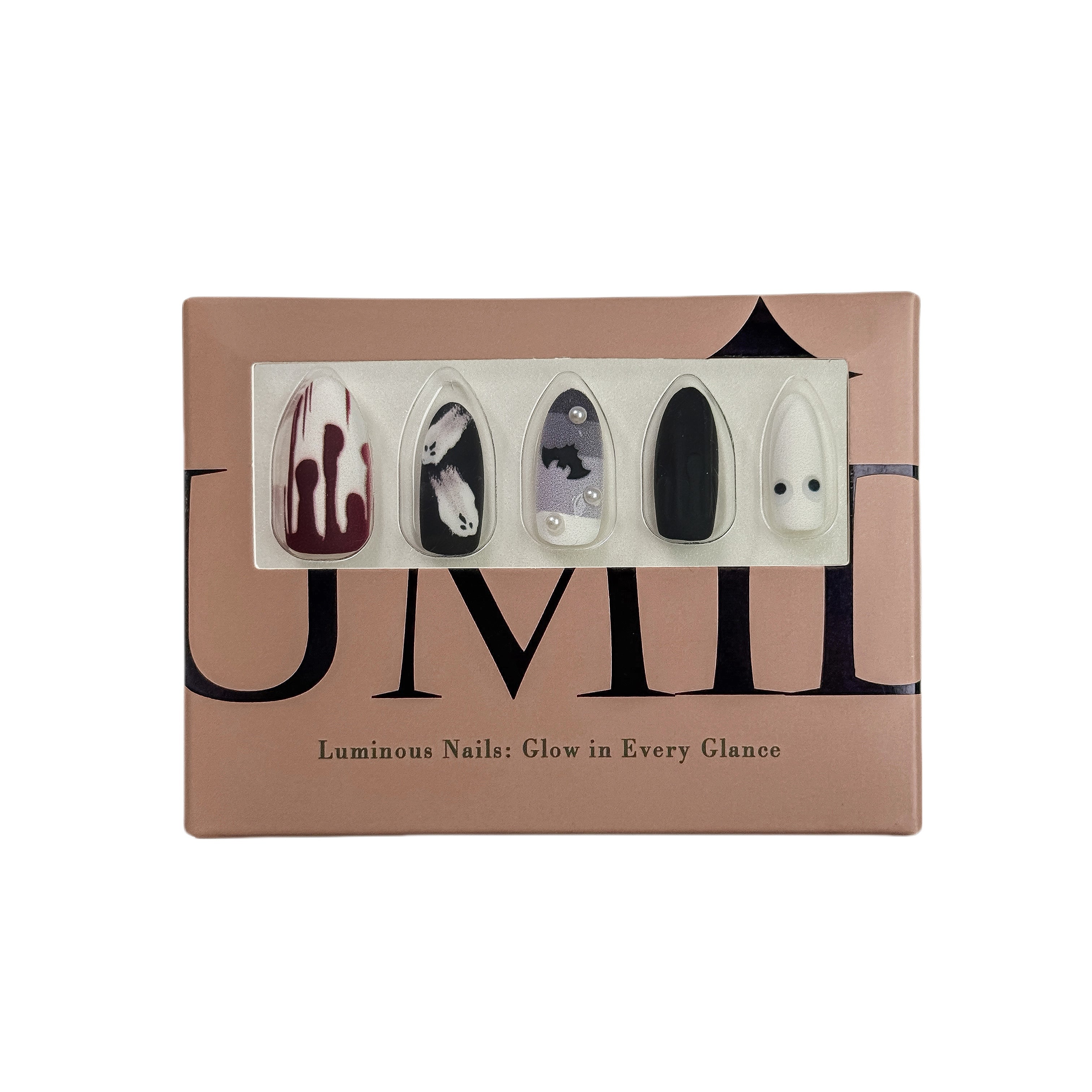 Ghosts and dripping “blood” Press-On Nails
