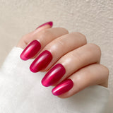 Magenta Cat Eye Press-On Nails